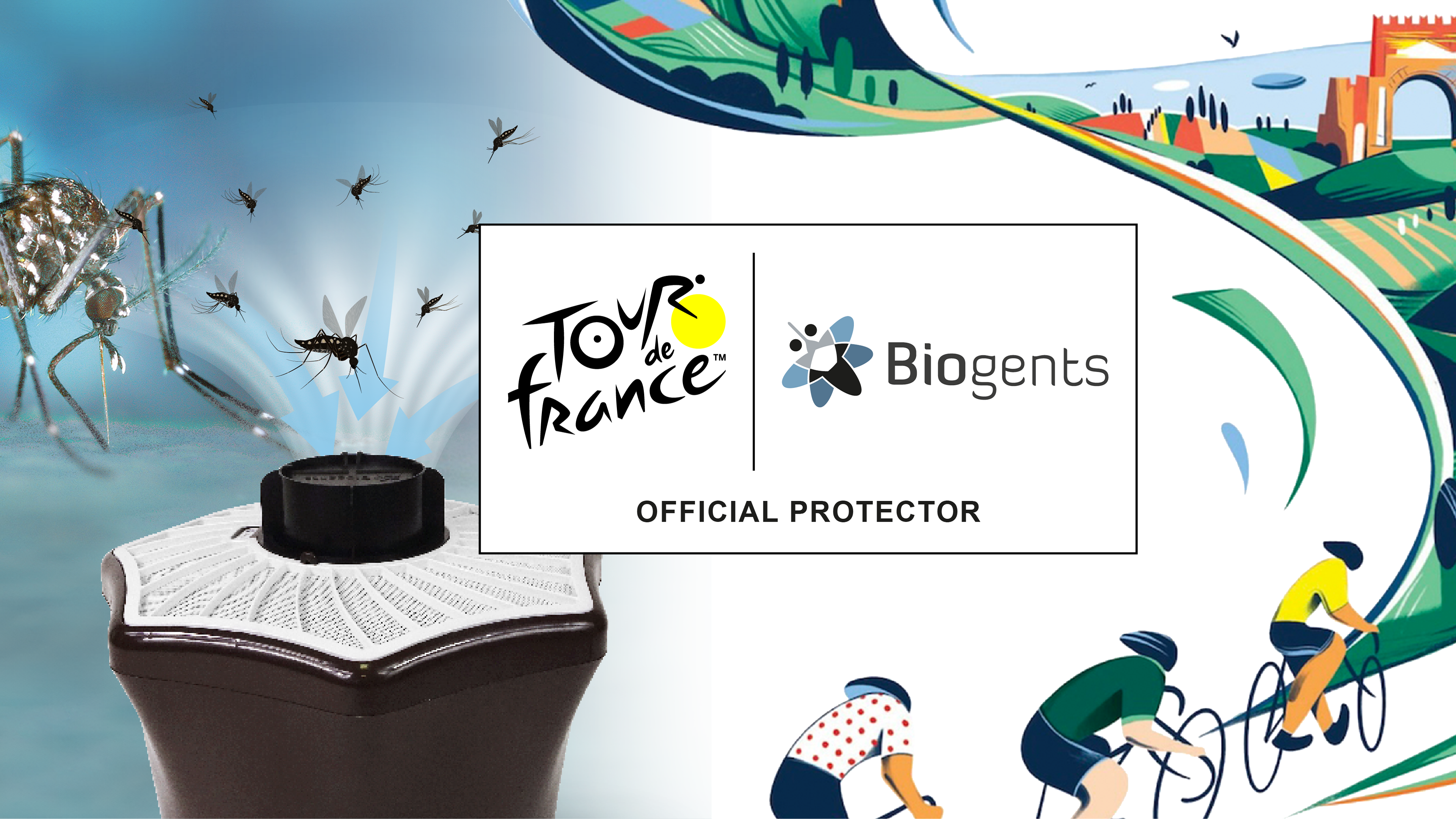 Biogents signs an exclusive partnership with the Tour de France and becomes an 