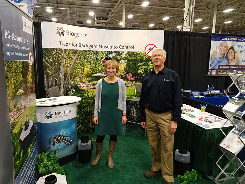 Biogents presented its traps at the Capital Remodel + Garden Show in